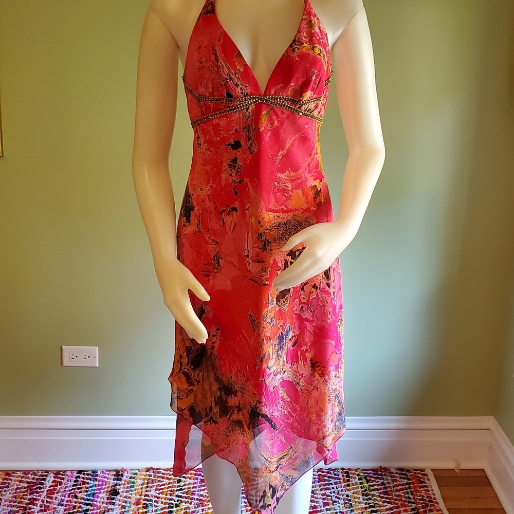 ABS Halter Dress